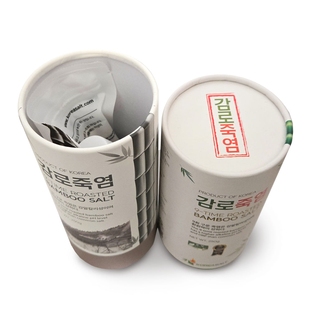 감로죽염 9회 흰빛 250g (분말 ) Nine-Times White Roasted Bamboo Salt 250g (Powder)