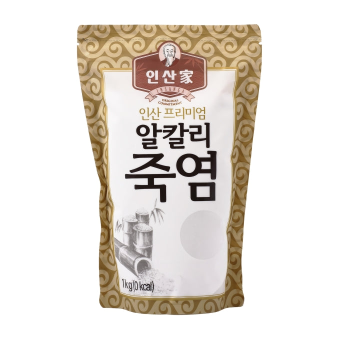 K-Lava 4회 프리미엄 알칼리죽염 미세과립 Premium Alkali Roasted Bamboo Coarse Salt Pack 1 kg