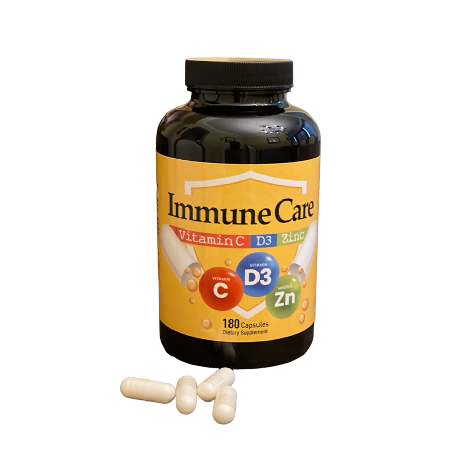 이뮨케어 면역 비타민 180정 Immune Care (Vitamin C+D3+Zinc) 180 Caps