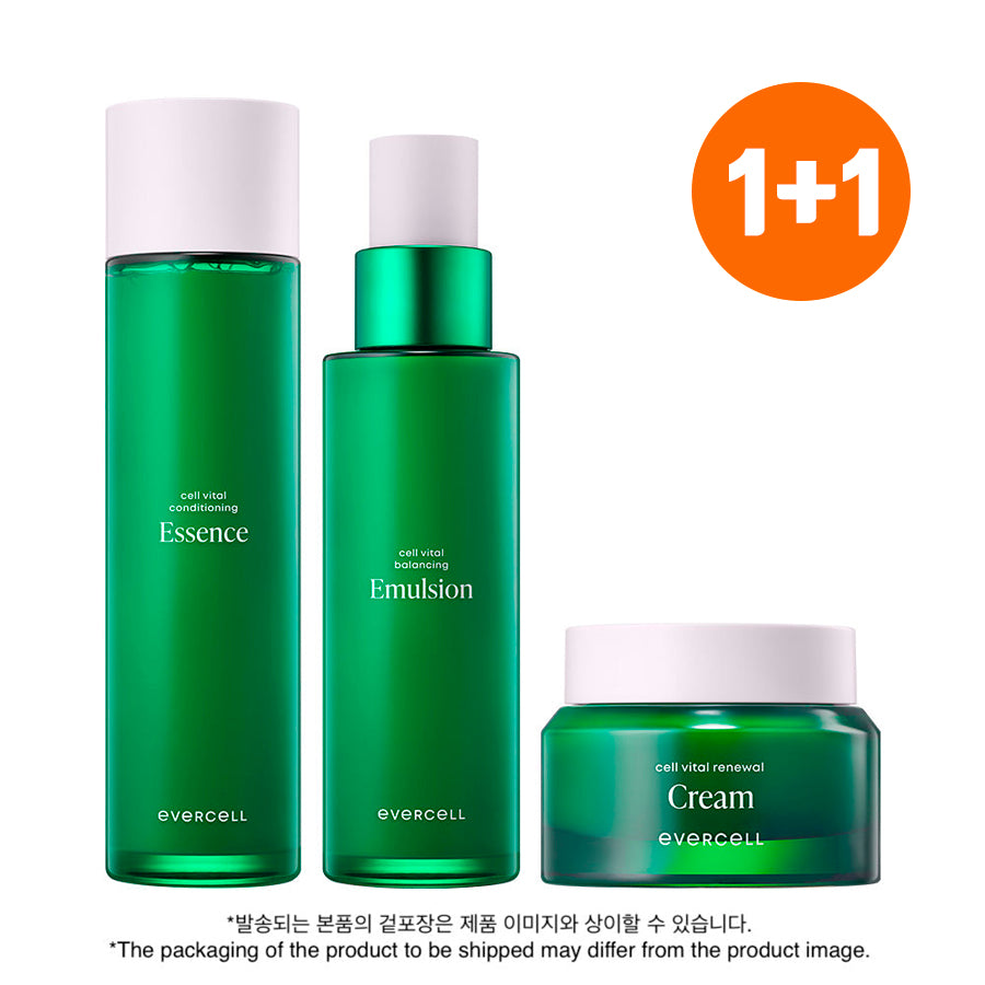 차바이오 에버셀 셀 바이탈 스킨케어 3종 / Evercell Cell Vital Skin Care Program Set