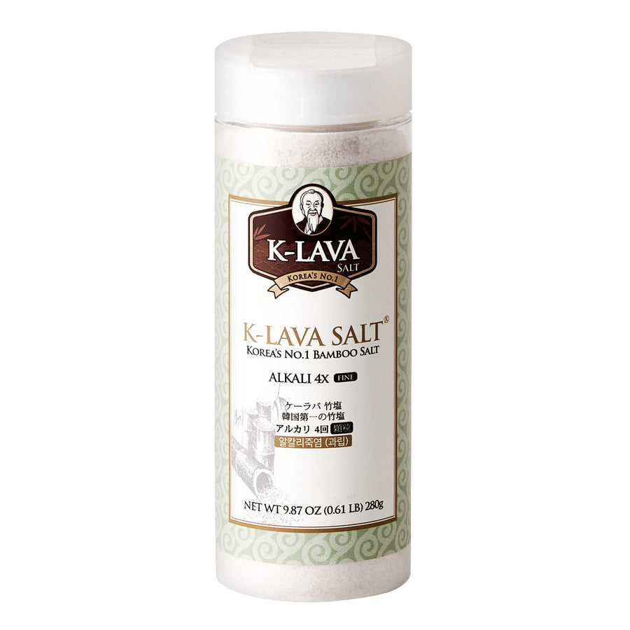 K-Lava 4회 프리미엄 알칼리죽염 미세과립 Premium Alkali Roasted Bamboo Coarse Salt Pack 280g