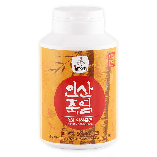 인산 3회 자죽염 분말 Insan Three-Times Roasted Bamboo Salt Powder 300g